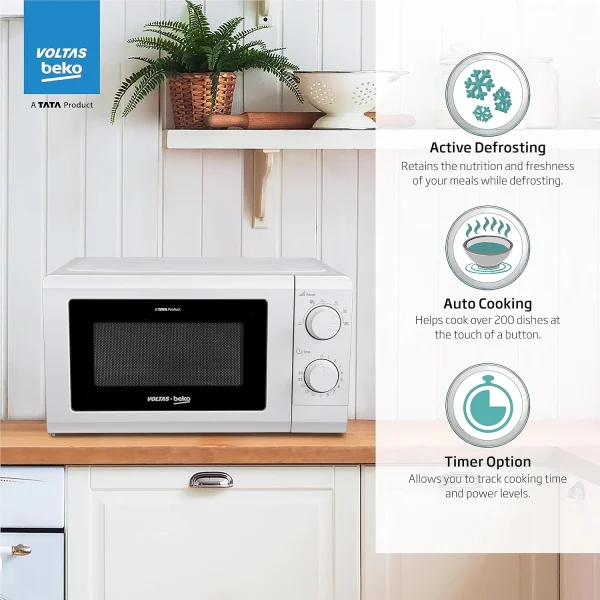 Voltas beko MS17WM Microwave Oven Solo 17 LITRES - Image 2