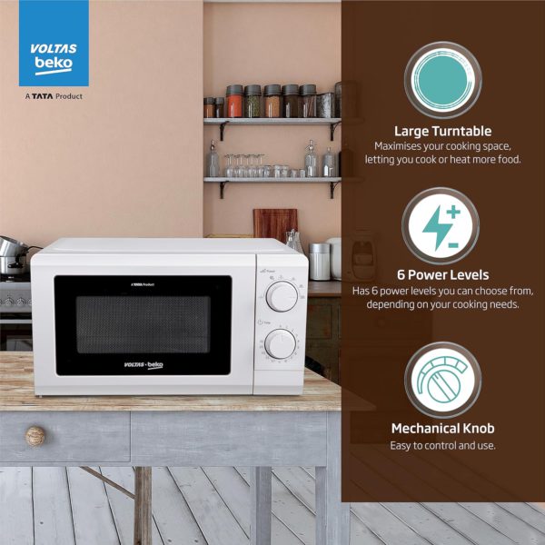 Voltas beko MS17WM Microwave Oven Solo 17 LITRES - Image 4