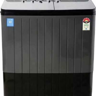 Voltas Beko 12 kg Semi Automatic Top Load Washing Machine Black, Grey