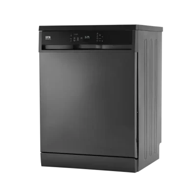 IFB Neptune VX14 Free Standing 14 Place Settings with ION Technology, 70 Degree Hot Water Wash, Hygienic Steam Drying, Dark Silver Dishwasher