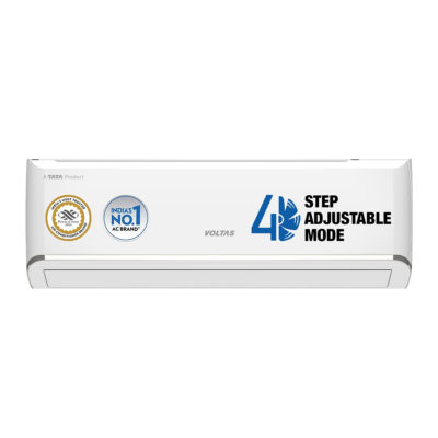 Voltas 1.5 Ton 3 Star Inverter Split AC (Copper, 4-in-1 Adjustable Mode, Anti-dust Filter, 2024 Model, ‎183V VECTRA ZEN SILVER, White)