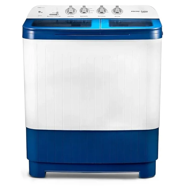 Voltas Beko by A Tata Product 8 kg Semi Automatic Top Load Washing Machine with In-built Heater White - Image 2