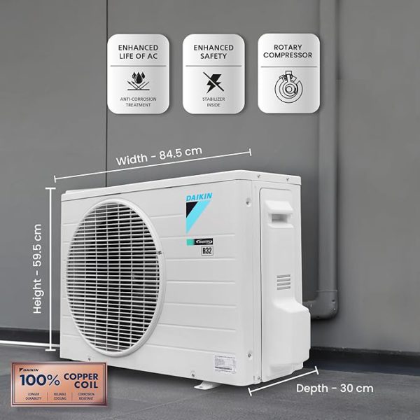 Daikin 1.5 Ton 3 Star Inverter Split AC (Copper, PM 2.5 Filter, FTKY50UV, White) - Image 5