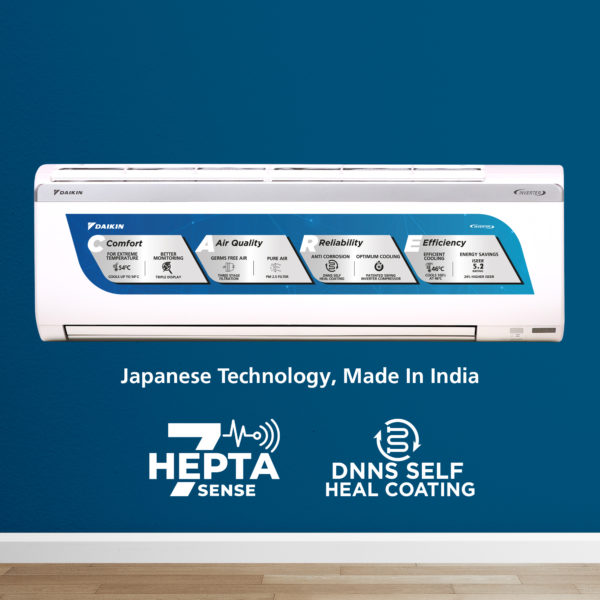 Daikin FTKM50UV16VA 1.5 Ton 5 Star Inverter Split AC White - Image 2