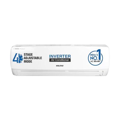 Voltas 1 Ton 3 Star, Inverter Split AC(Copper, 4-in-1 Adjustable Mode, Anti-dust Filter, 123V Vectra Elegant, White)