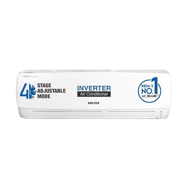 Voltas 1 Ton 3 Star, Inverter Split AC(Copper, 4-in-1 Adjustable Mode, Anti-dust Filter, 123V Vectra Elegant, White)