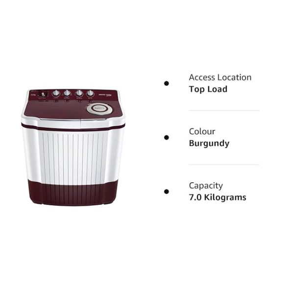 Voltas Beko 7Kg Semi Automatic Top Loading Washing Machine - Image 3