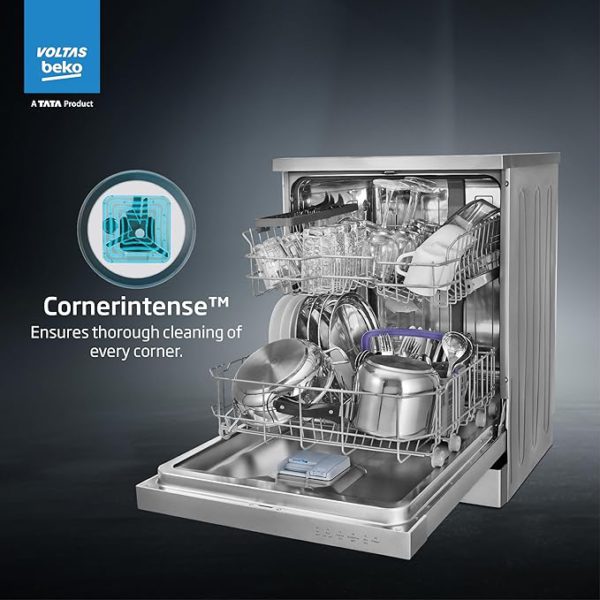 Voltas Beko by A Tata Product DF14S Free Standing 14 Place Settings Dishwasher - Image 3