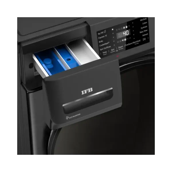IFB 7 kg Fully Automatic Front Loading Washing Machine With Powered By AI,9 Swirl, 2X Power Steam,Refresh, (Black Hairline Finish, ELITE BXN 7012HK In-built Heater) - Image 4