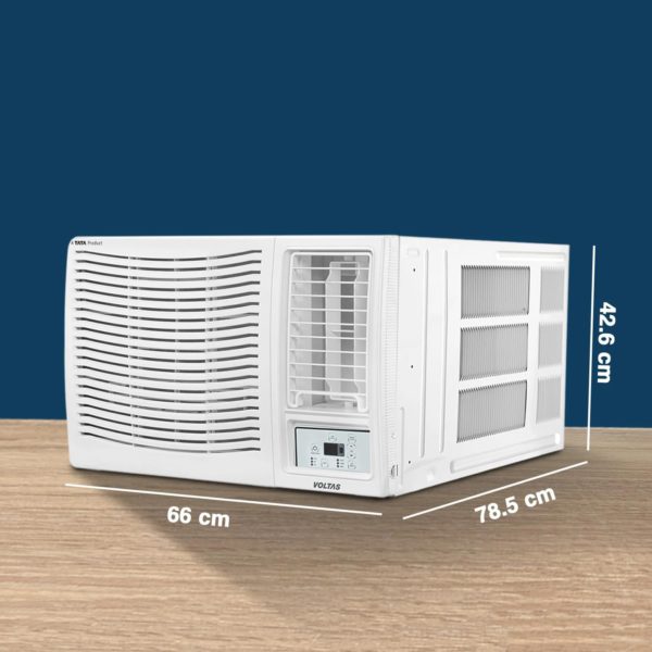 Voltas 1.5 Ton 3 Star Window AC - White  (183 Vectra Prism (4011482), Copper Condenser) - Image 3