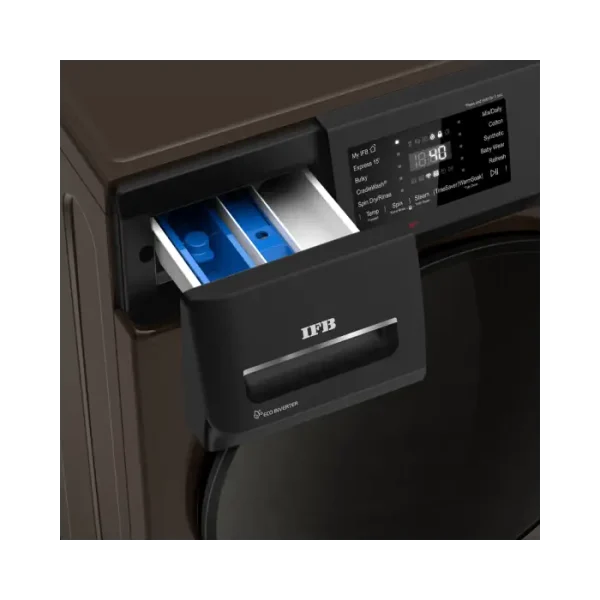 IFB 9 Kg 5 Star Powered by AI with 9 Swirl Wash, WiFi, Fully Automatic Front Load Washing Machine (Executive MBN 9014K, Steam Refresh Program with Eco Inverter, Mocha) - Image 4