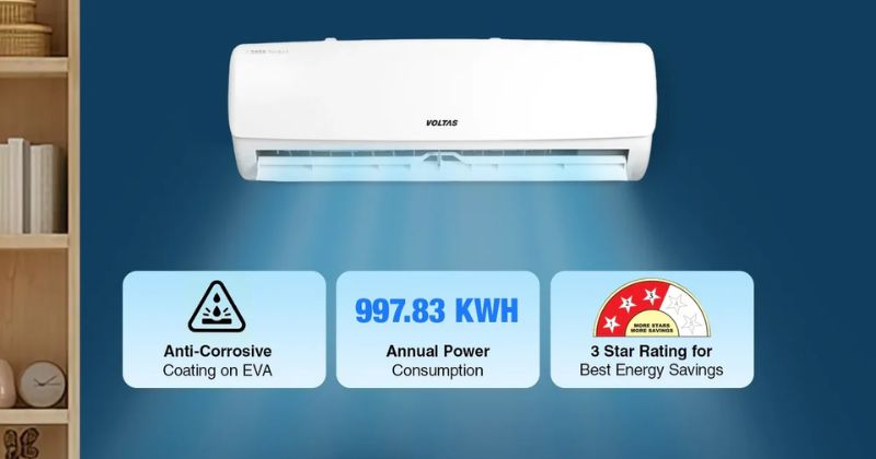 Voltas 1.5 ton split ac 3 star